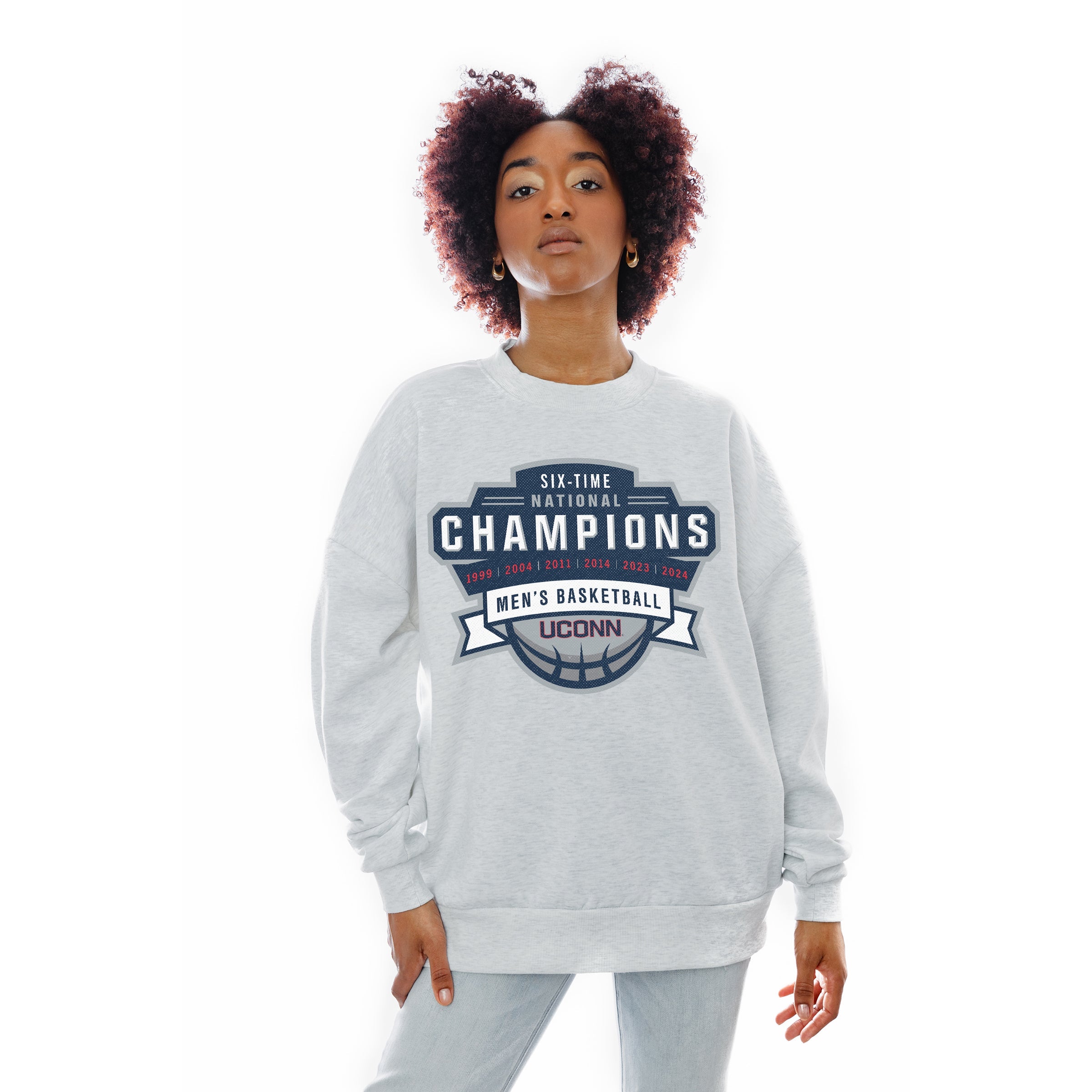 Women Basketball UConn Huskies Champion Basketball Icon Powerblend