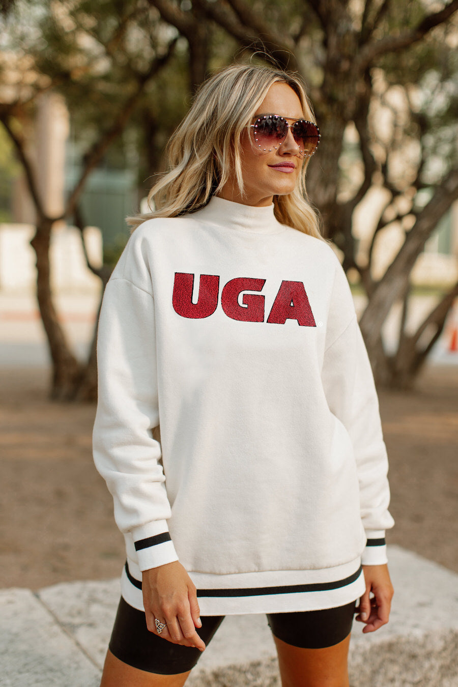 GEORGIA BULLDOGS This Is It Mock Pullover