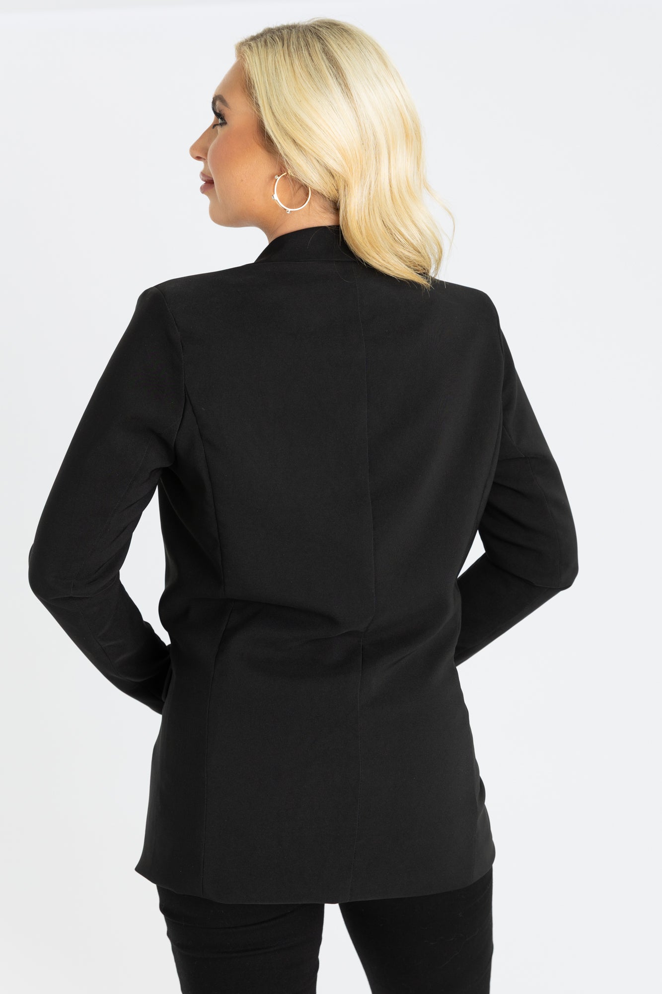 HARLOW CLASSIC BLAZER IN BLACK