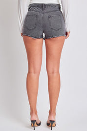 DREAMY DENIM SHORTS IN FADED BLACK IN FADED BLACK DENIM
