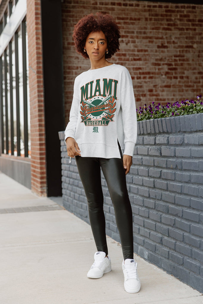 MIAMI HURRICANES BASES LOADED SIDE SLIT PULLOVER