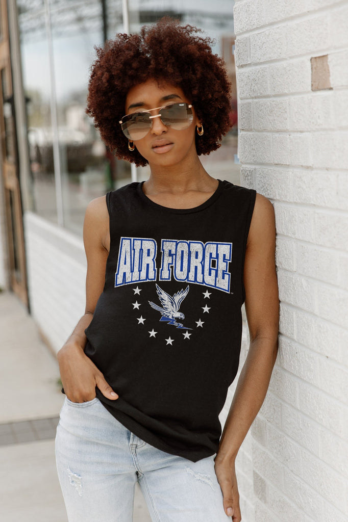 AIR FORCE FALCONS BABY YOU'RE A STAR RACERBACK TANK TOP