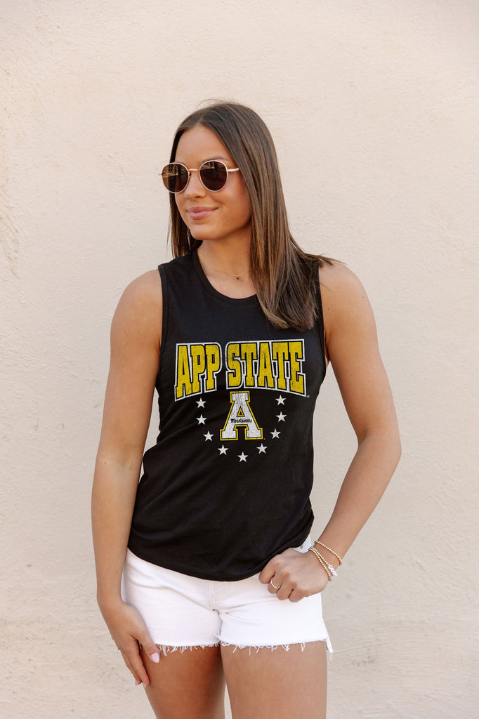 APPALACHIAN STATE MOUNTAINEERS BABY YOU'RE A STAR RACERBACK TANK TOP