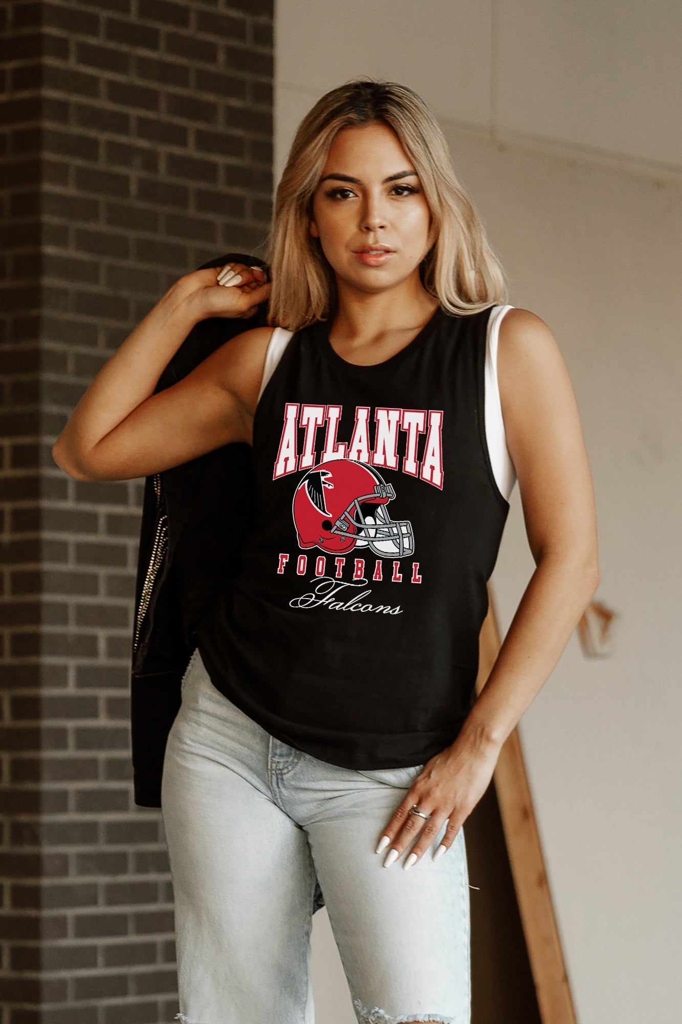 ATLANTA FALCONS PRESEASON OPENER RACERBACK TANK TOP