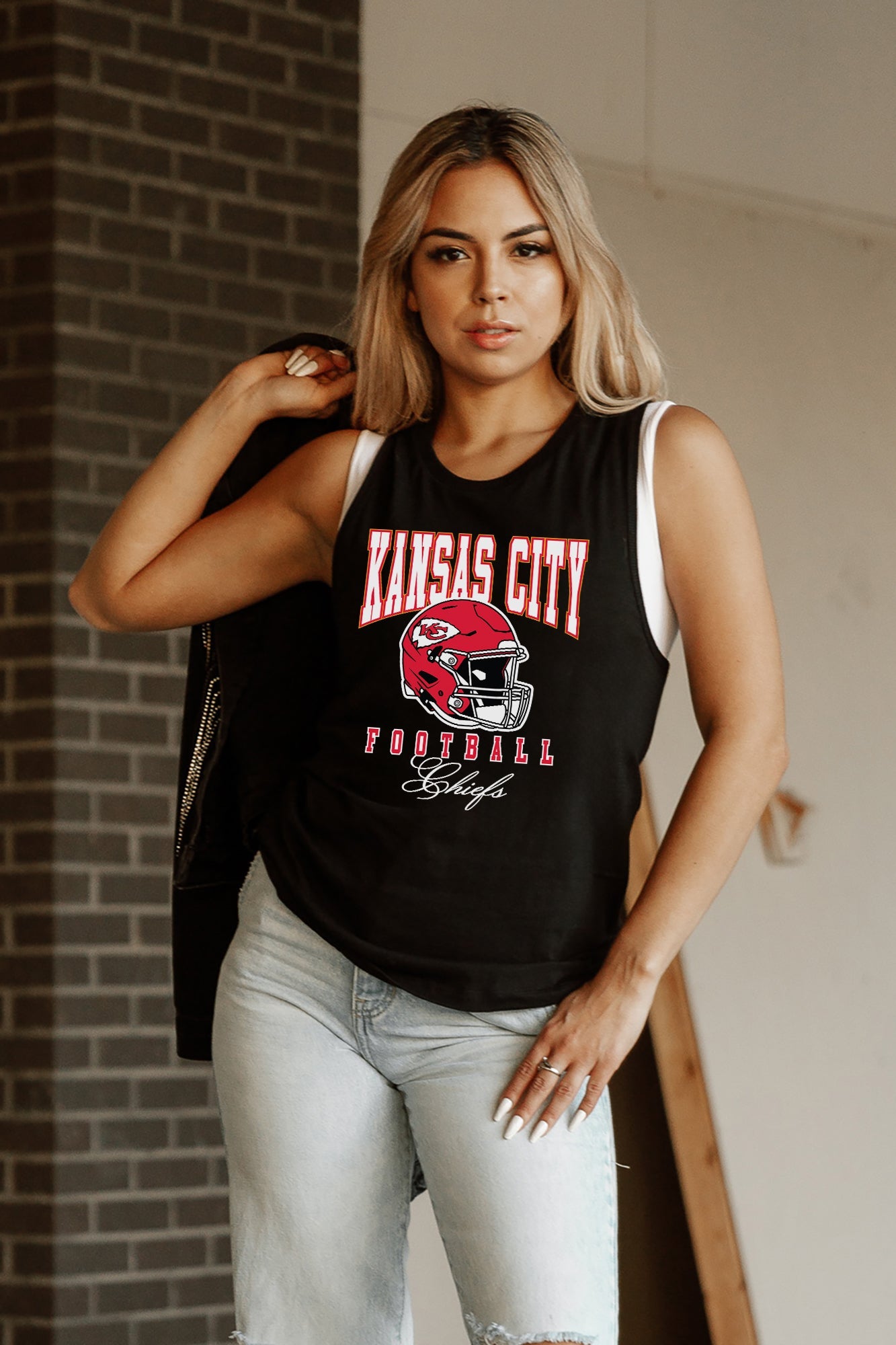Women's Chiefs Racerback Tank Top | Gameday Couture – Gameday