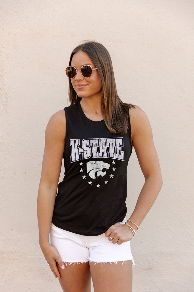 KANSAS STATE WILDCATS BABY YOU'RE A STAR RACERBACK TANK TOP