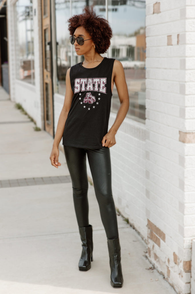 MISSISSIPPI STATE BULLDOGS BABY YOU'RE A STAR RACERBACK TANK TOP