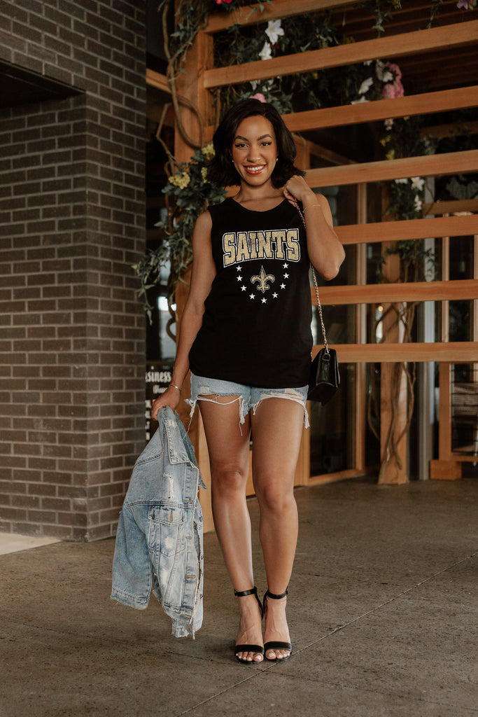 NEW ORLEANS SAINTS BABY YOU'RE A STAR RACERBACK TANK TOP