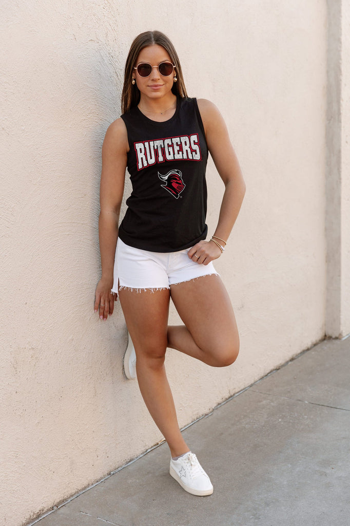 RUTGERS SCARLET KNIGHTS BABY YOU'RE A STAR RACERBACK TANK TOP