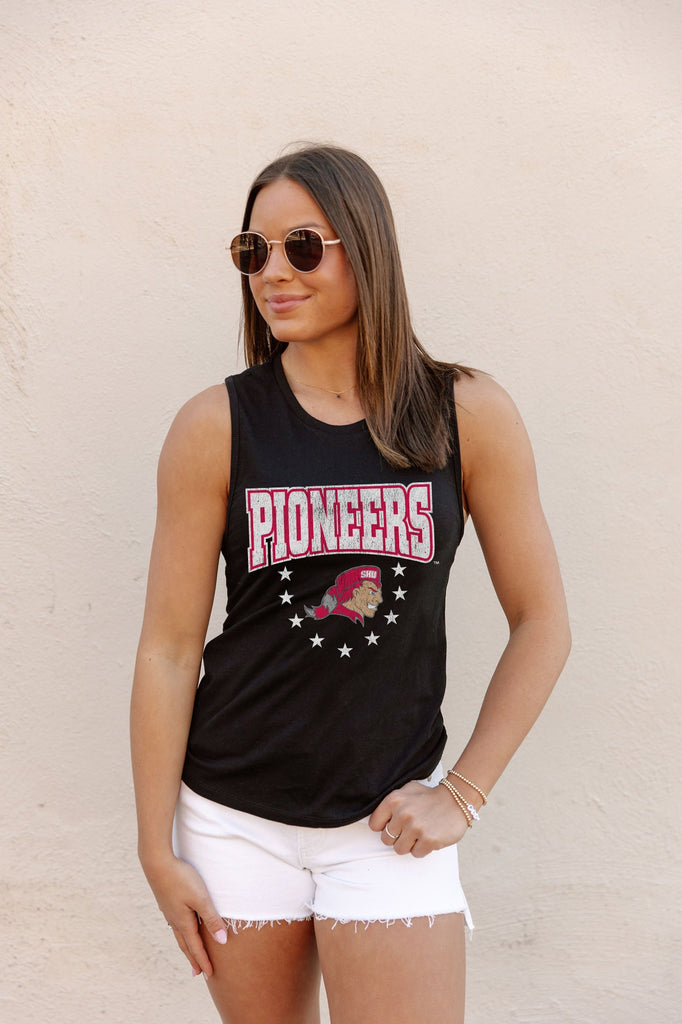 SACRED HEART PIONEERS BABY YOU'RE A STAR RACERBACK TANK TOP