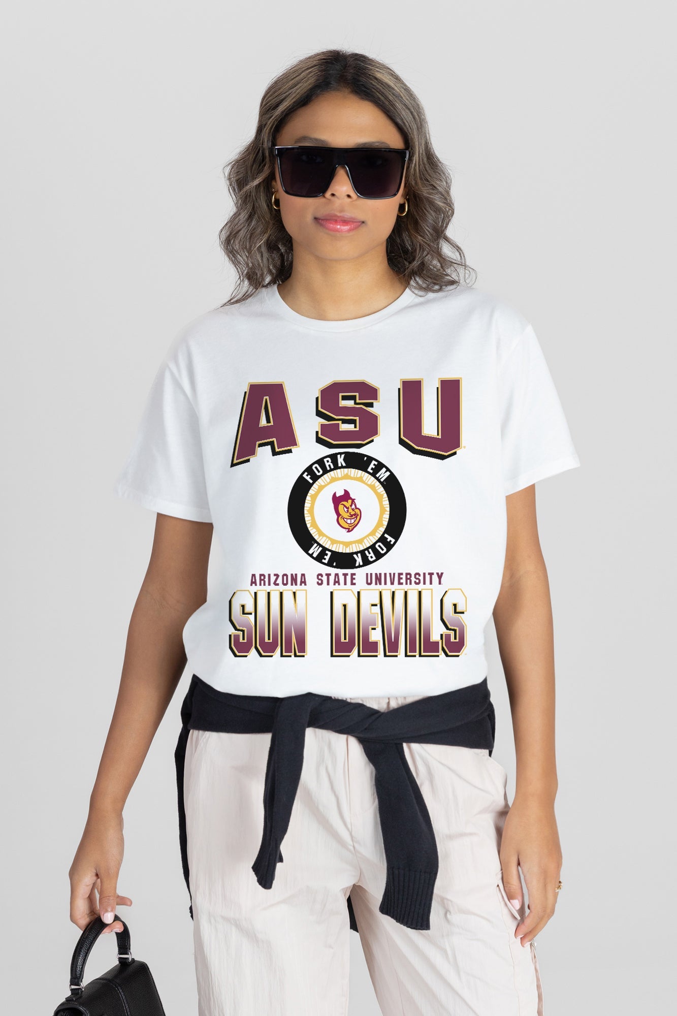 ARIZONA STATE SUN DEVILS ALL-TIME CLASSIC SHORT SLEEVE FLOWY TEE