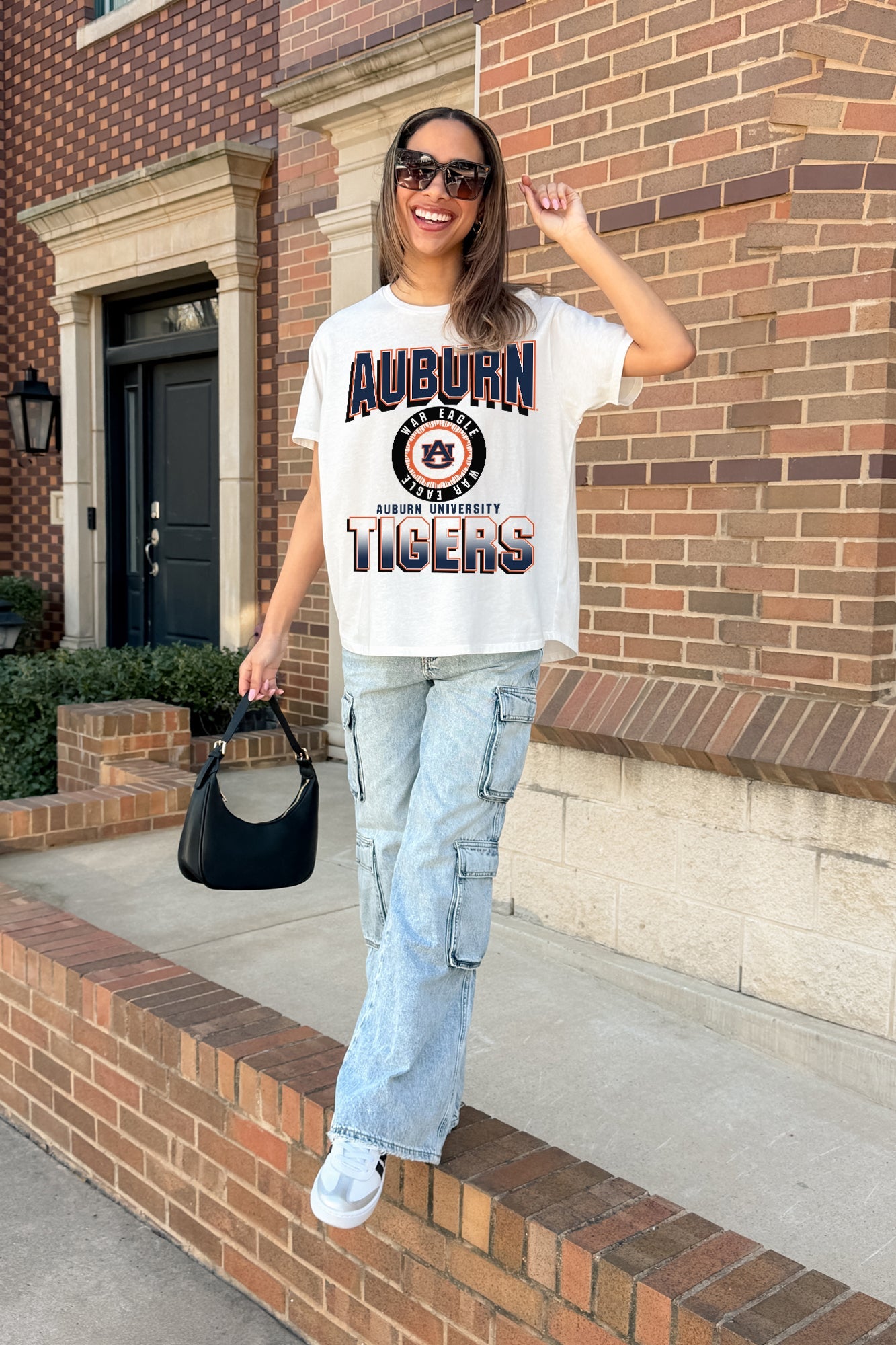 AUBURN TIGERS ALL-TIME CLASSIC SHORT SLEEVE FLOWY TEE