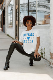 BUFFALO BULLS TO THE POINT SHORT SLEEVE FLOWY TEE