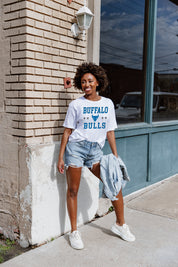 BUFFALO BULLS TO THE POINT SHORT SLEEVE FLOWY TEE