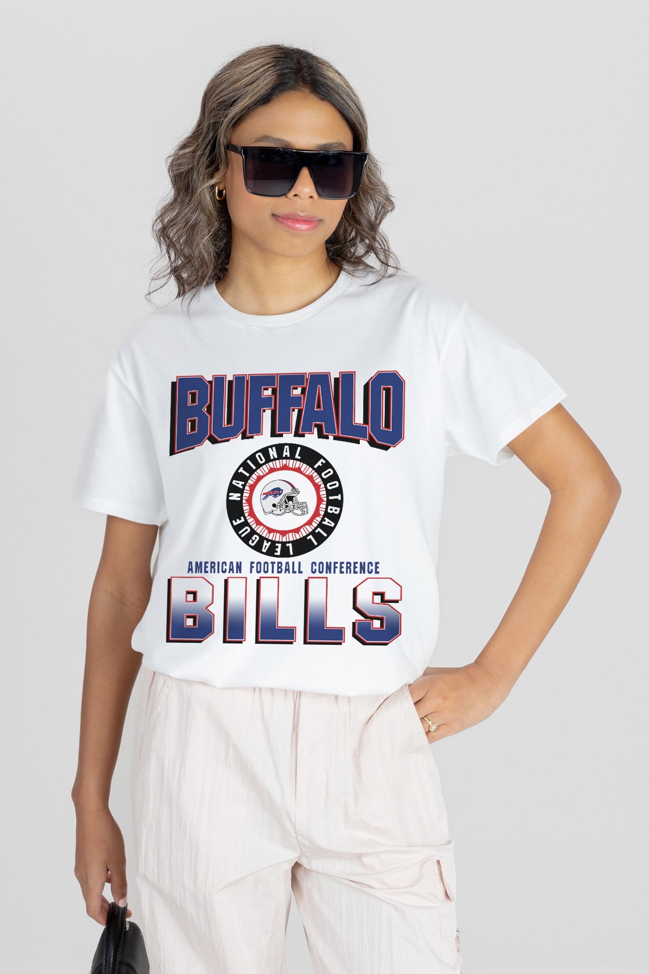 BUFFALO BILLS ALL-TIME CLASSIC SHORT SLEEVE FLOWY TEE