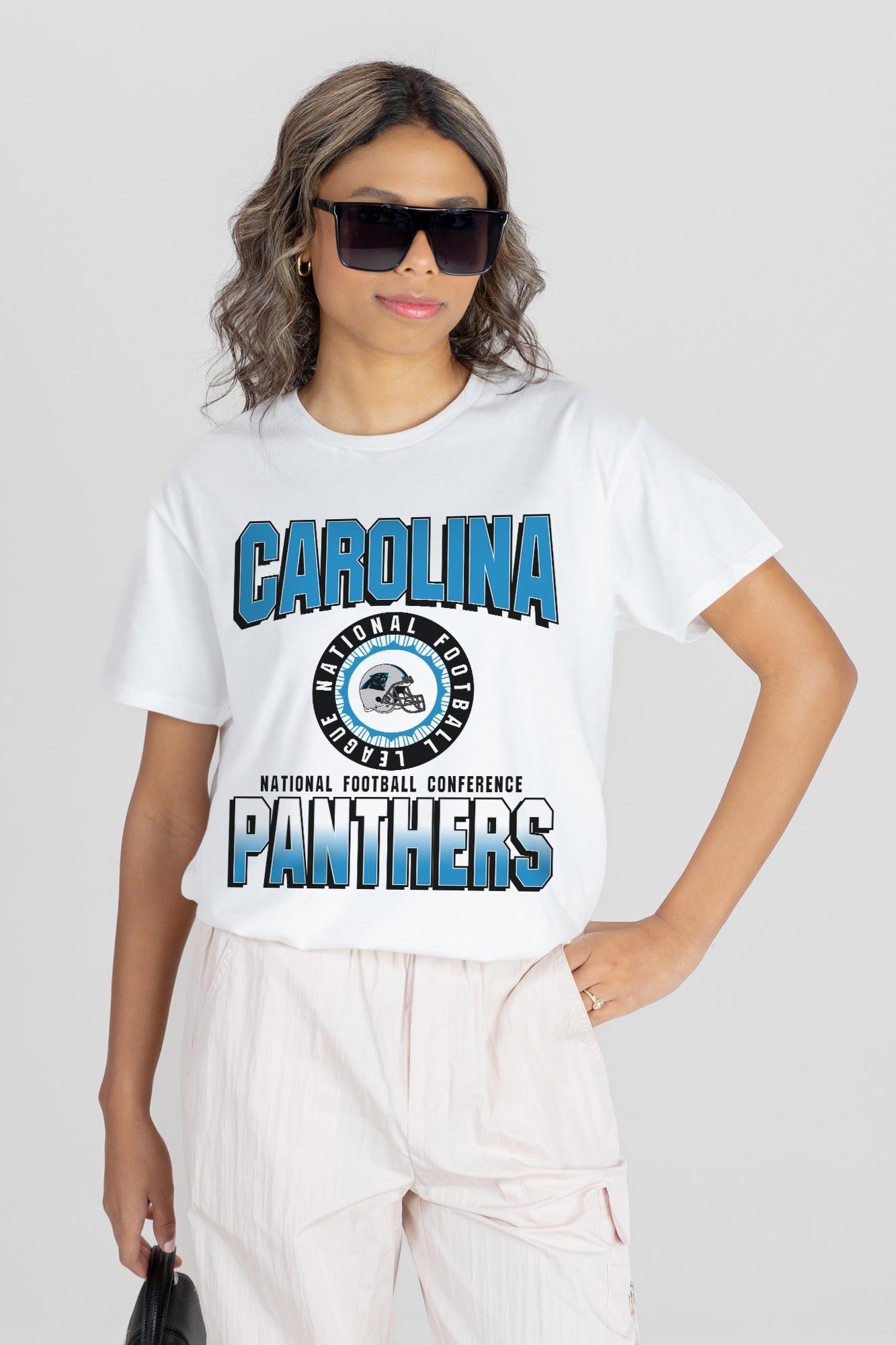 CAROLINA PANTHERS ALL-TIME CLASSIC SHORT SLEEVE FLOWY TEE