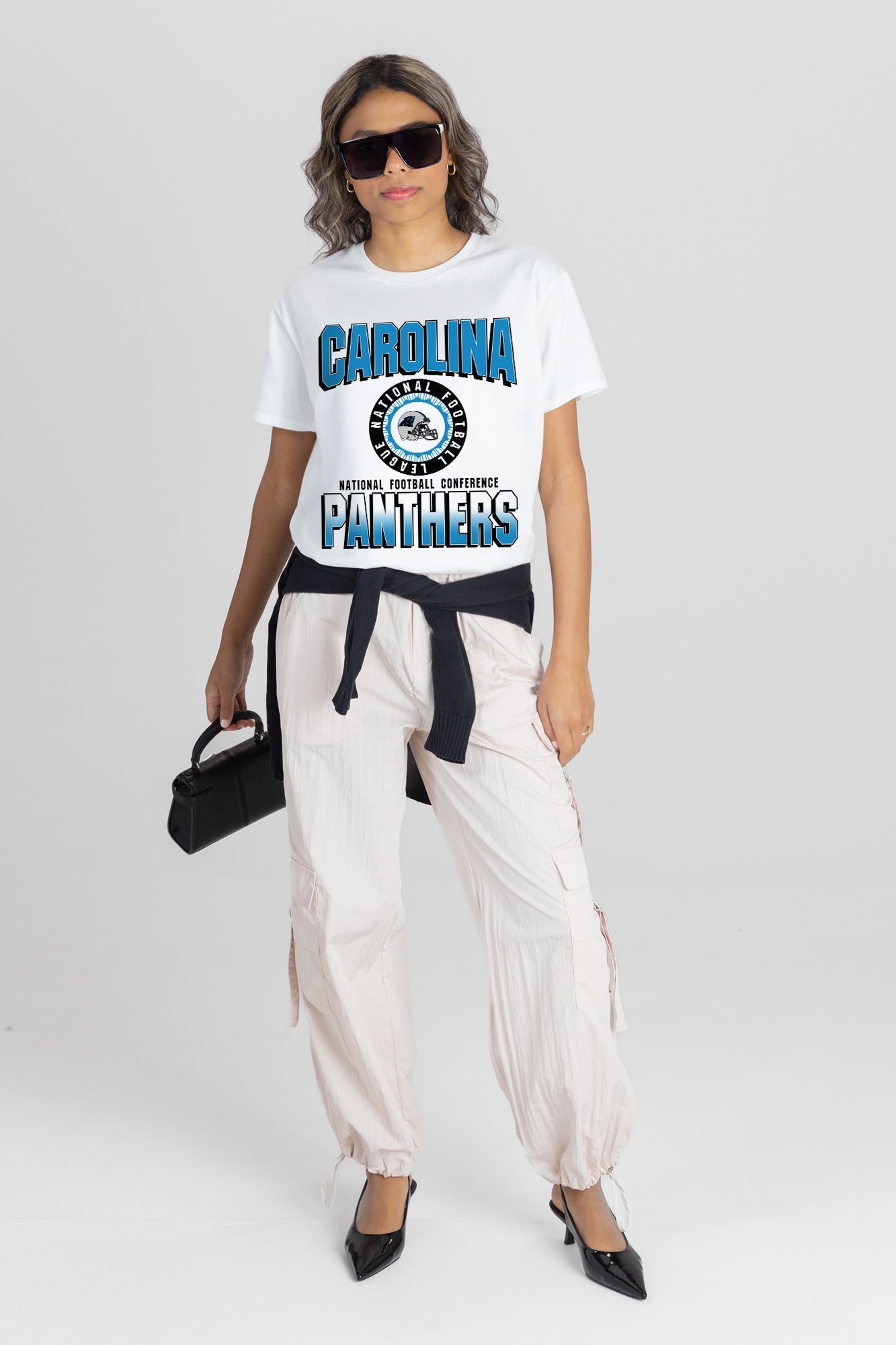 CAROLINA PANTHERS ALL-TIME CLASSIC SHORT SLEEVE FLOWY TEE