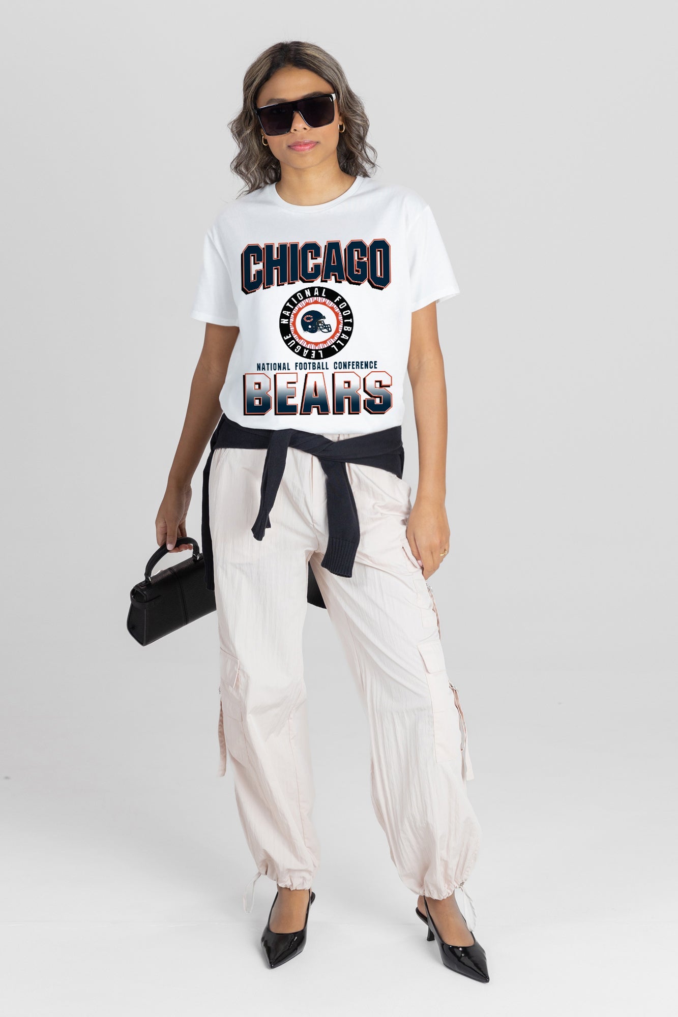CHICAGO BEARS ALL-TIME CLASSIC SHORT SLEEVE FLOWY TEE