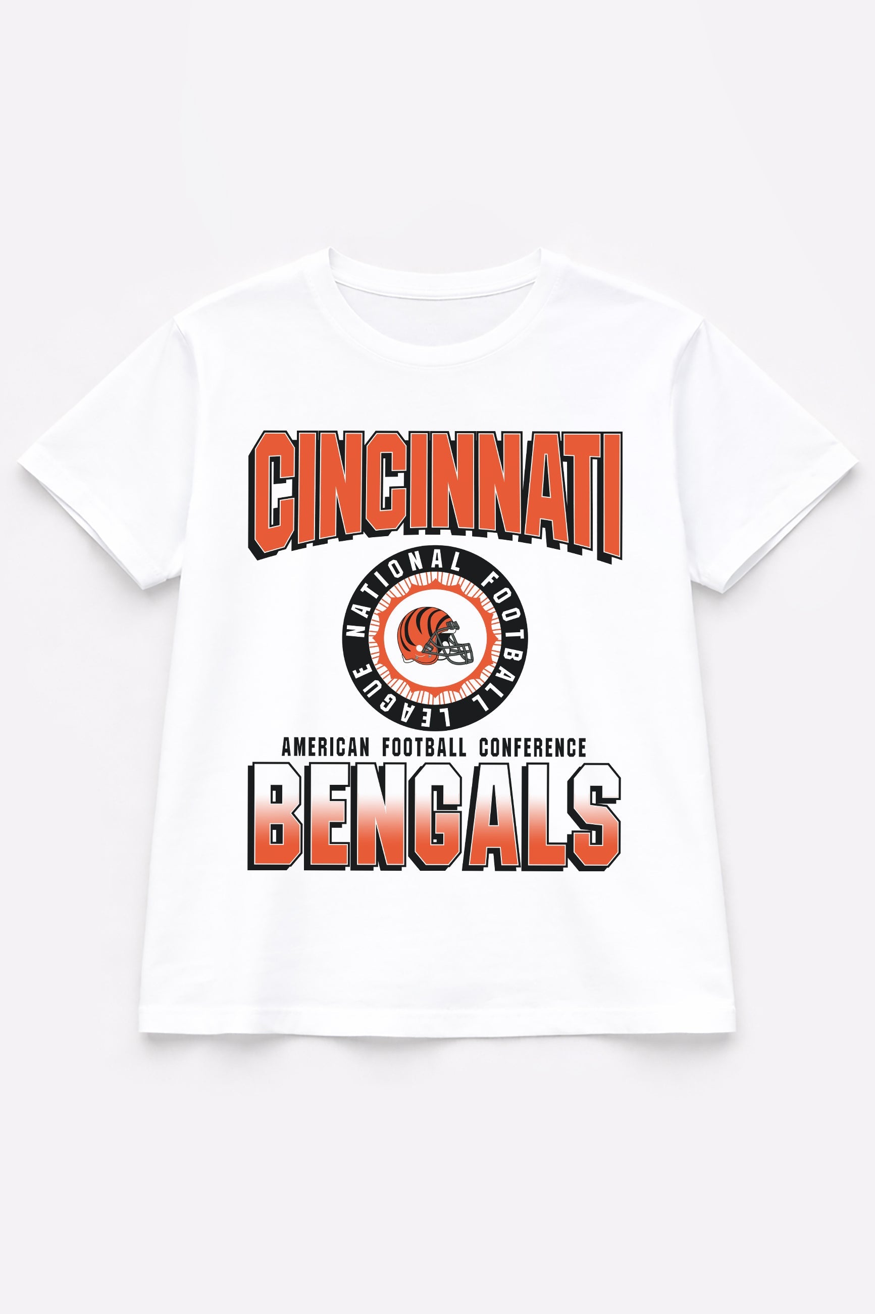 CINCINNATI BENGALS ALL-TIME CLASSIC SHORT SLEEVE FLOWY TEE