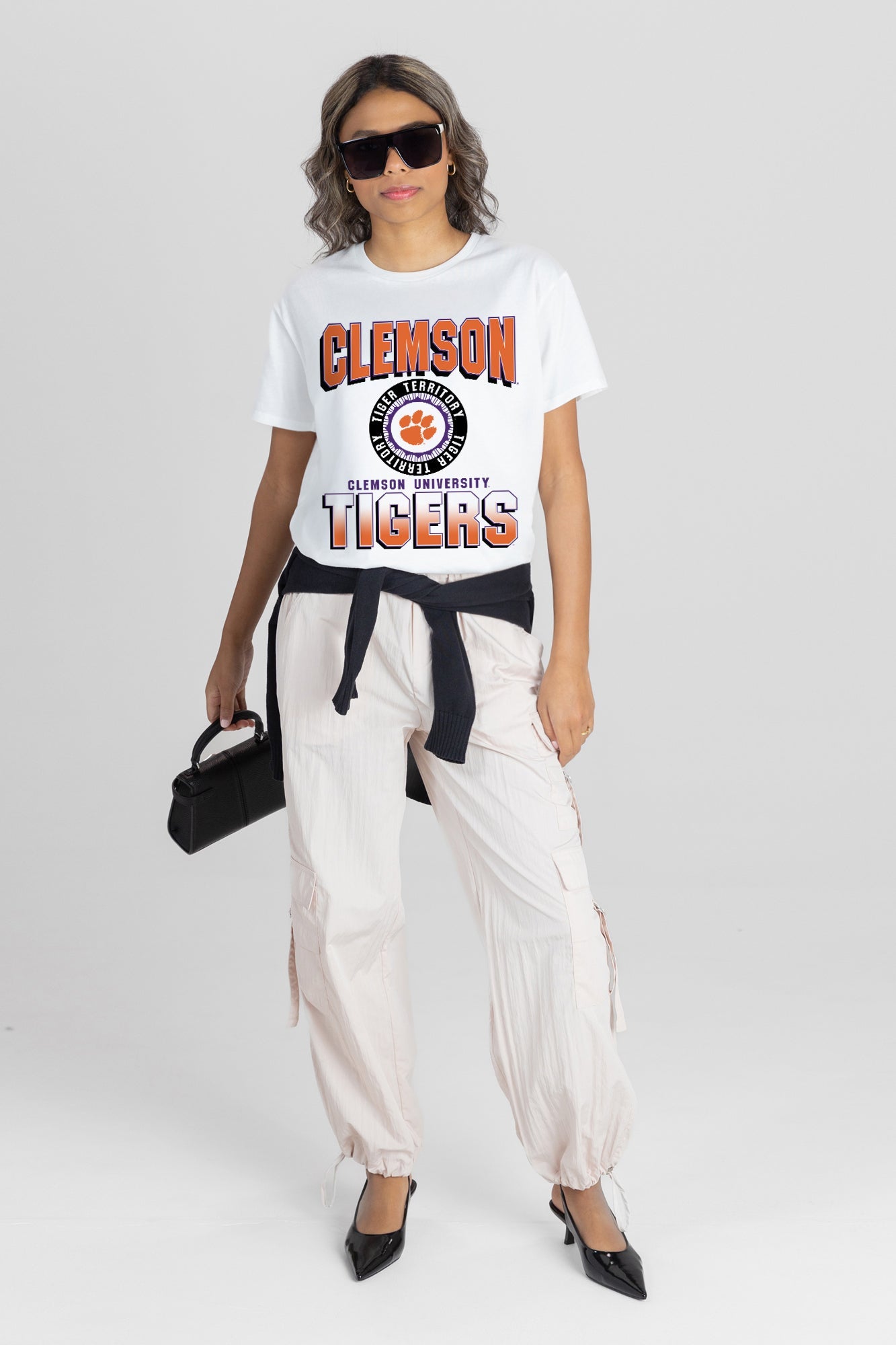 CLEMSON TIGERS ALL-TIME CLASSIC SHORT SLEEVE FLOWY TEE