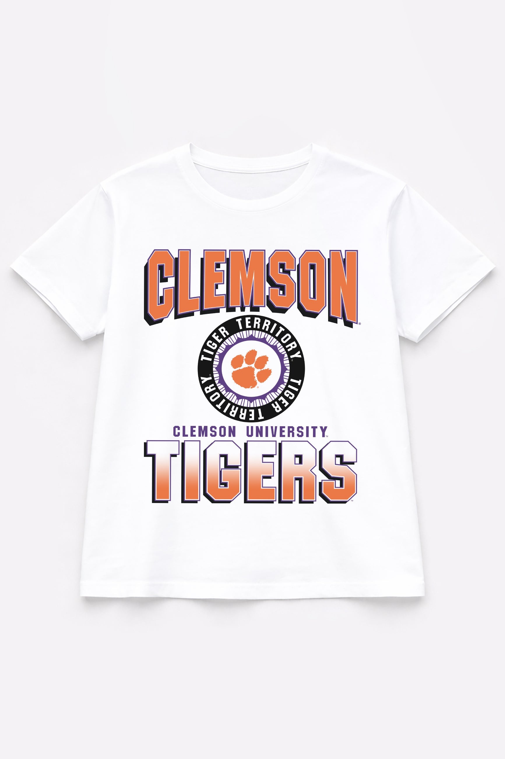 CLEMSON TIGERS ALL-TIME CLASSIC SHORT SLEEVE FLOWY TEE