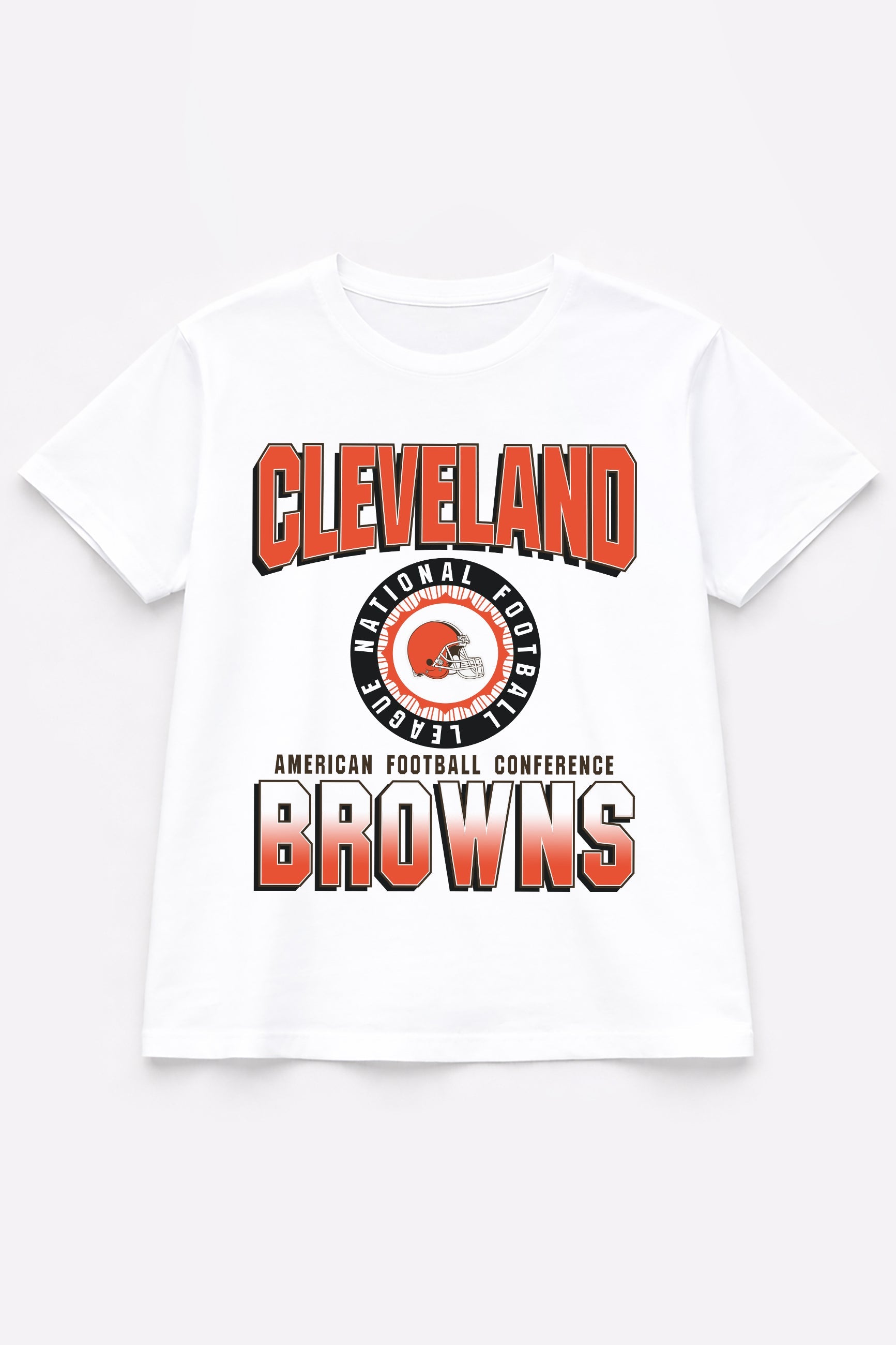 CLEVELAND BROWNS ALL-TIME CLASSIC SHORT SLEEVE FLOWY TEE