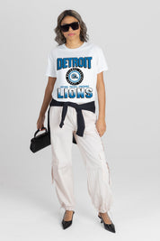 DETROIT LIONS ALL-TIME CLASSIC SHORT SLEEVE FLOWY TEE