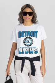 DETROIT LIONS ALL-TIME CLASSIC SHORT SLEEVE FLOWY TEE