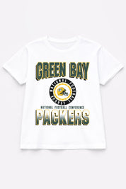 GREEN BAY PACKERS ALL-TIME CLASSIC SHORT SLEEVE FLOWY TEE