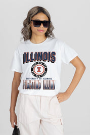 ILLINOIS FIGHTING ILLINI ALL-TIME CLASSIC SHORT SLEEVE FLOWY TEE