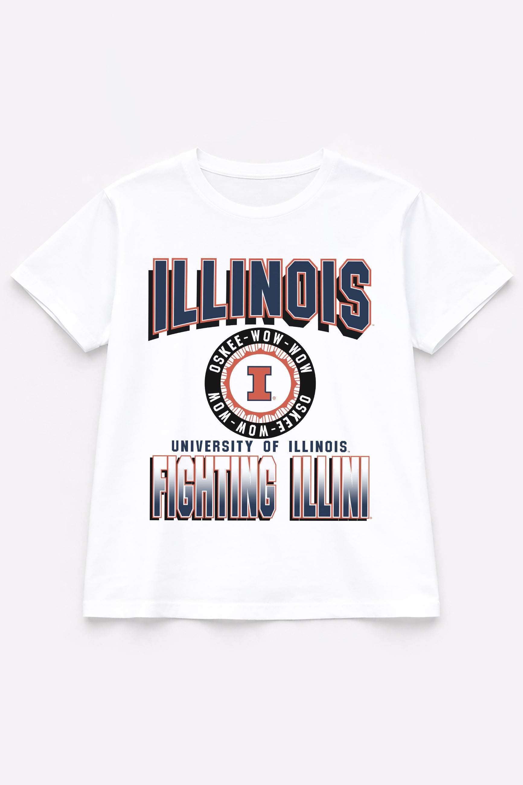 ILLINOIS FIGHTING ILLINI ALL-TIME CLASSIC SHORT SLEEVE FLOWY TEE