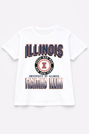 ILLINOIS FIGHTING ILLINI ALL-TIME CLASSIC SHORT SLEEVE FLOWY TEE