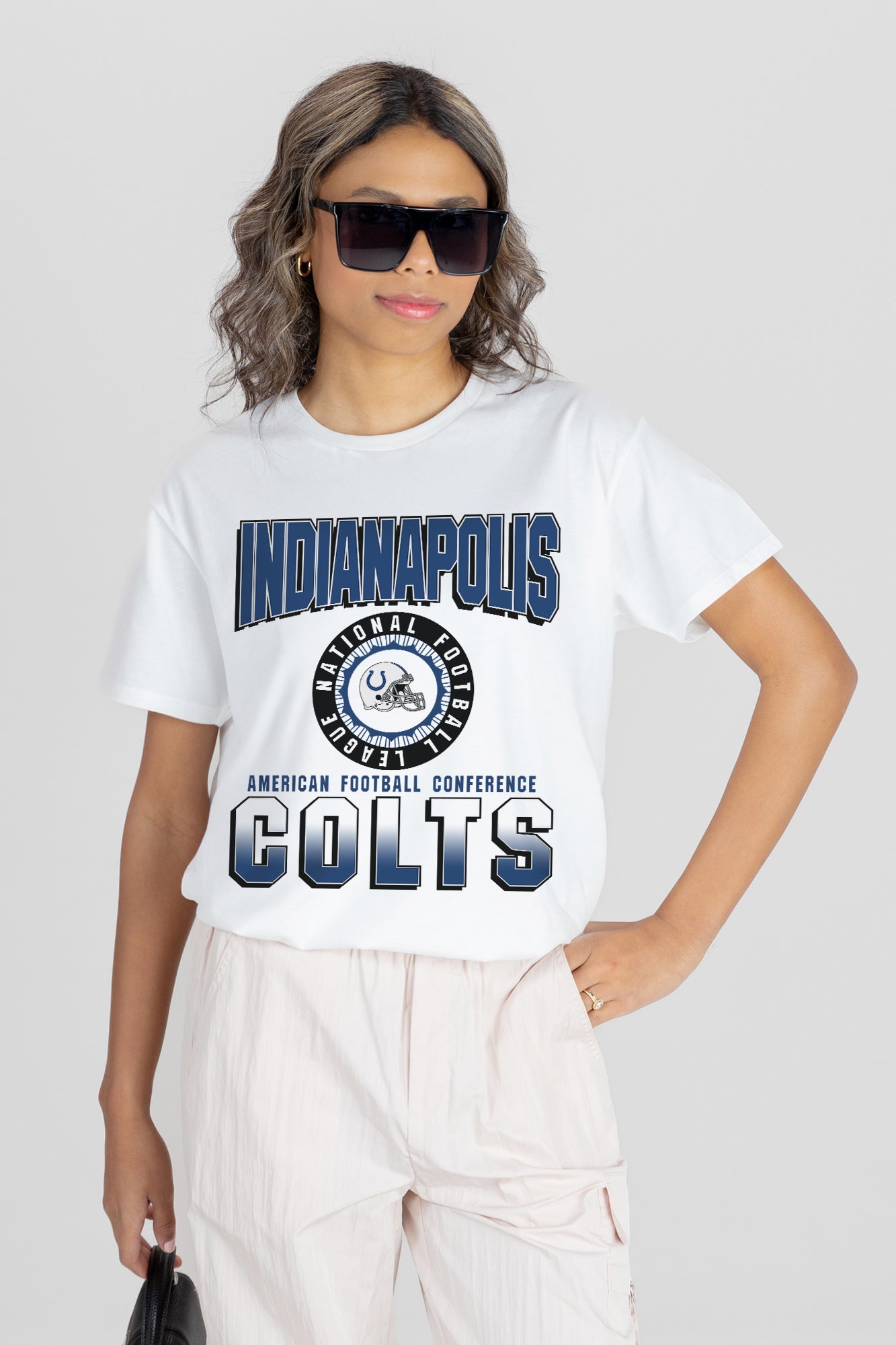 INDIANAPOLIS COLTS ALL-TIME CLASSIC SHORT SLEEVE FLOWY TEE