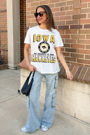 IOWA HAWKEYES ALL-TIME CLASSIC SHORT SLEEVE FLOWY TEE