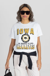 IOWA HAWKEYES ALL-TIME CLASSIC SHORT SLEEVE FLOWY TEE