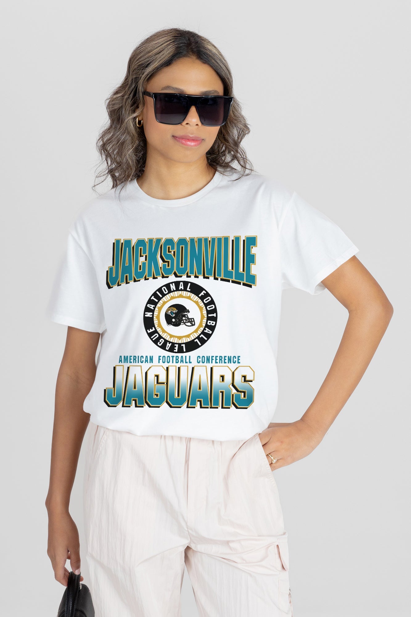 JACKSONVILLE JAGUARS ALL-TIME CLASSIC SHORT SLEEVE FLOWY TEE
