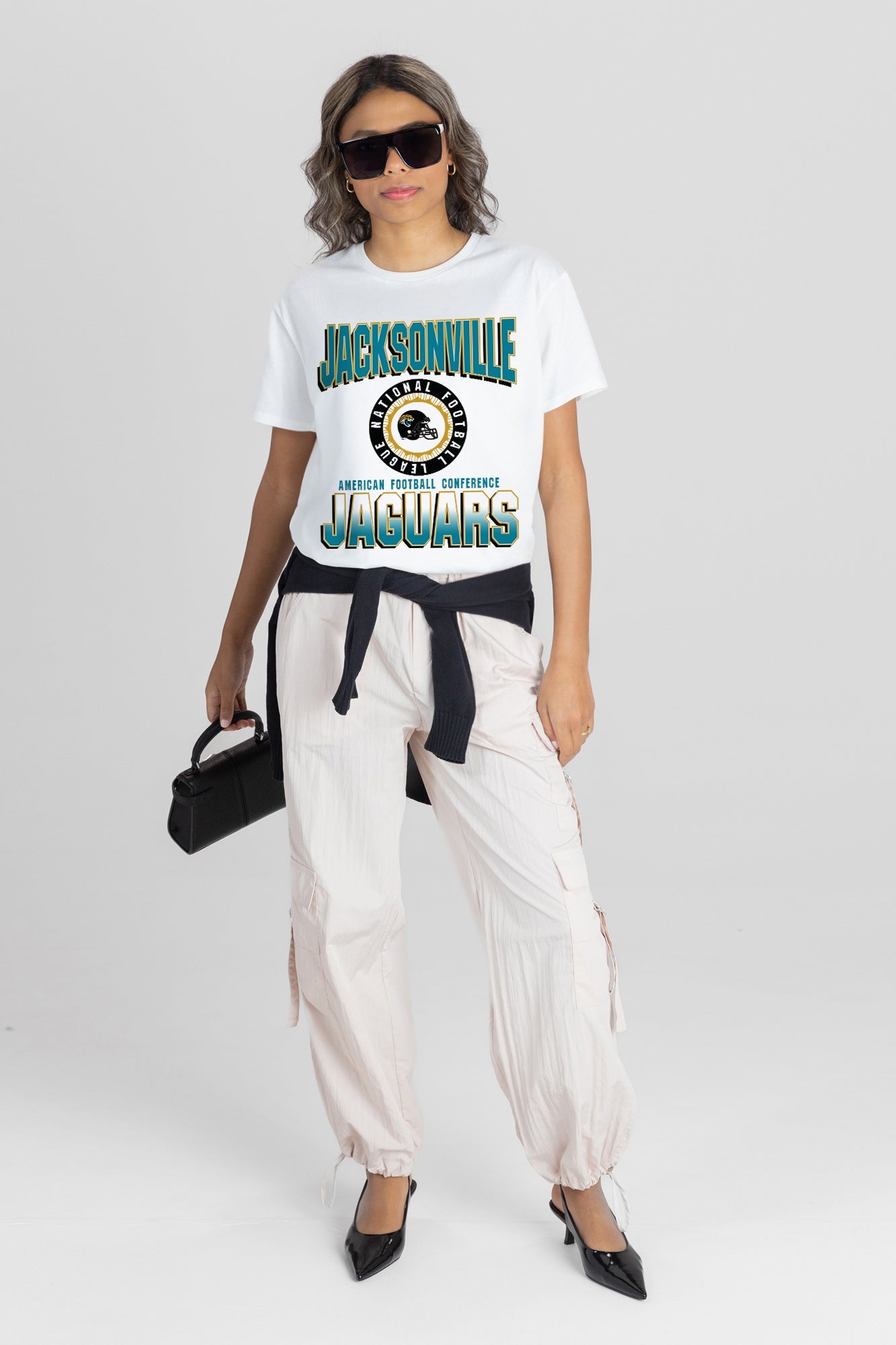 JACKSONVILLE JAGUARS ALL-TIME CLASSIC SHORT SLEEVE FLOWY TEE
