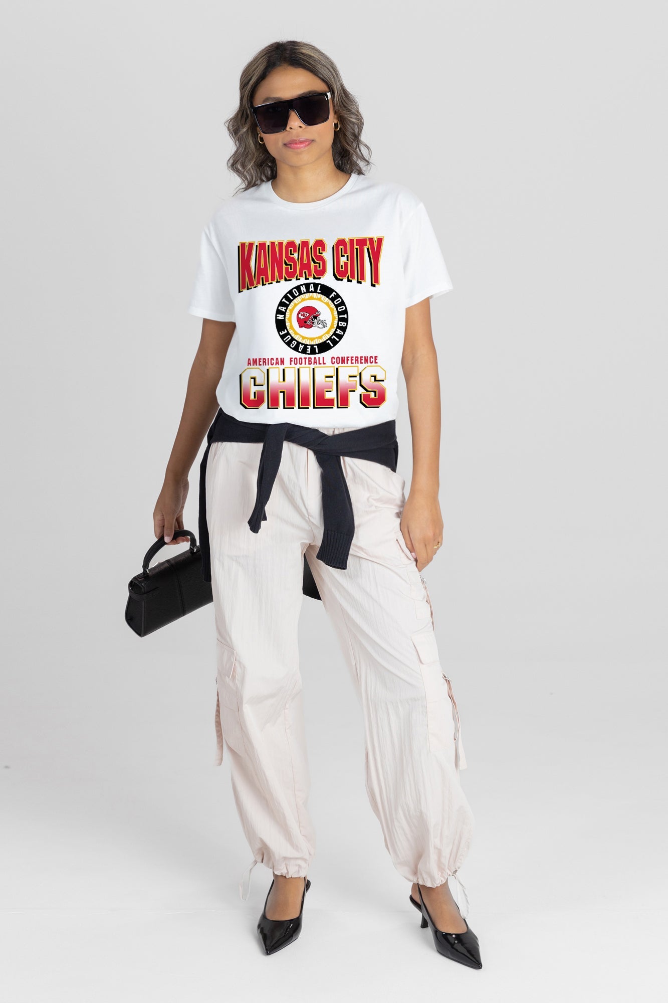 KANSAS CITY CHIEFS ALL-TIME CLASSIC SHORT SLEEVE FLOWY TEE