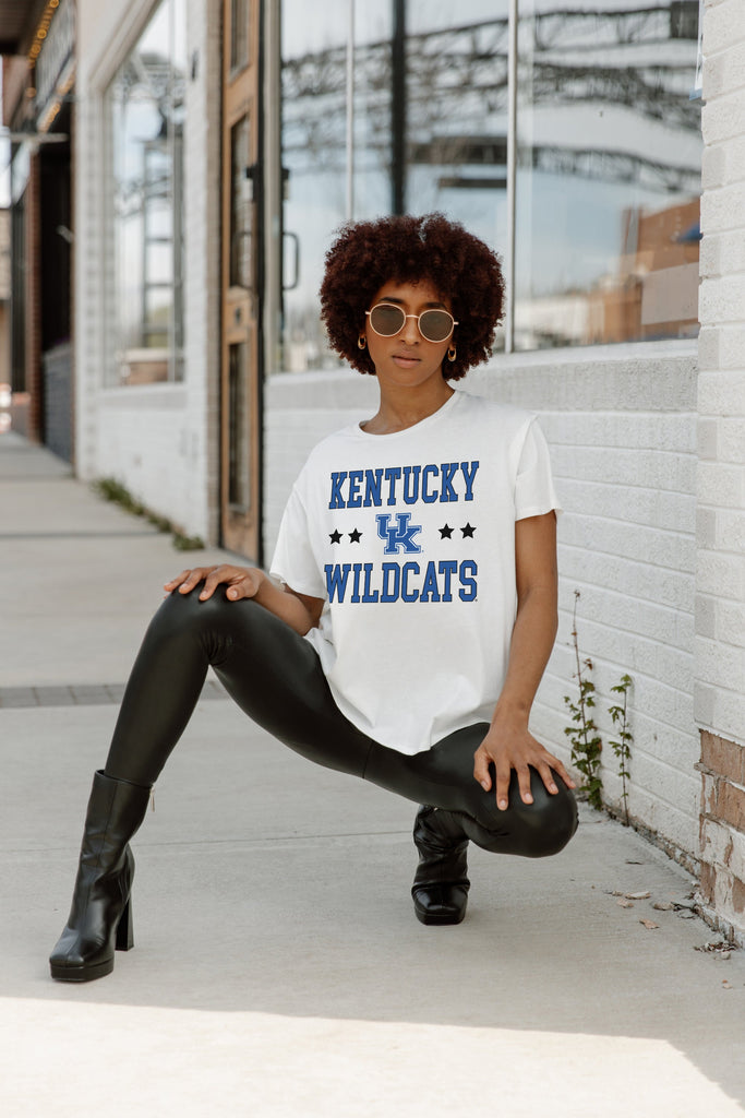 KENTUCKY WILDCATS TO THE POINT SHORT SLEEVE FLOWY TEE