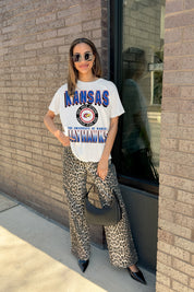 KANSAS JAYHAWKS ALL-TIME CLASSIC SHORT SLEEVE FLOWY TEE