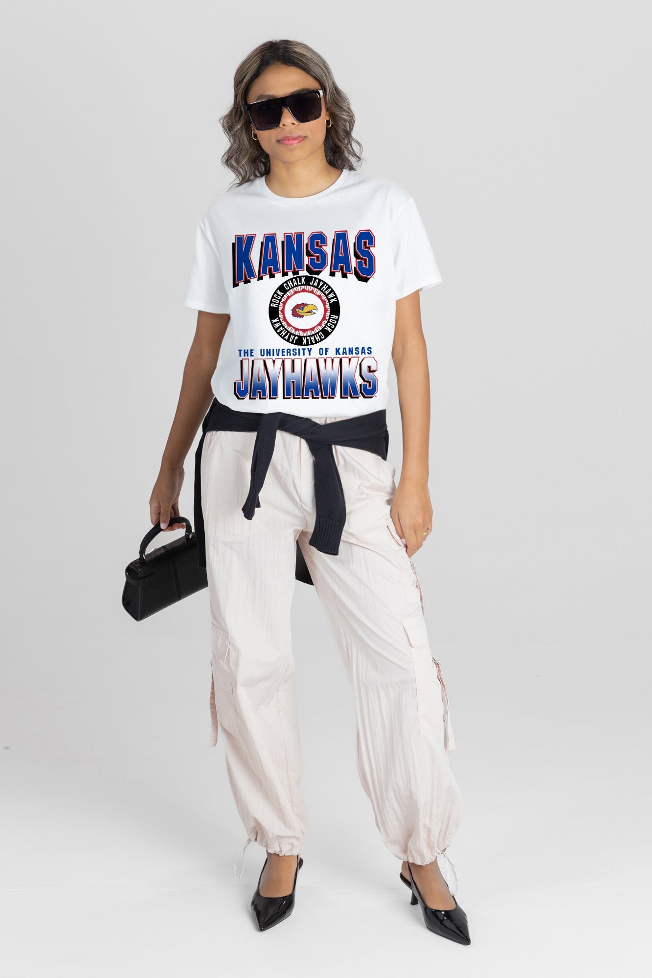 KANSAS JAYHAWKS ALL-TIME CLASSIC SHORT SLEEVE FLOWY TEE