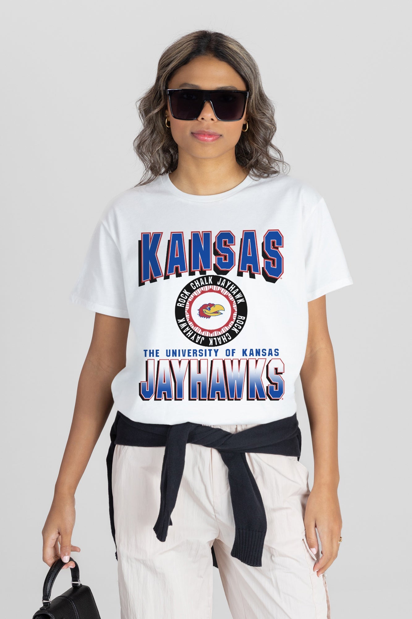 KANSAS JAYHAWKS ALL-TIME CLASSIC SHORT SLEEVE FLOWY TEE