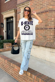 KANSAS STATE WILDCATS ALL-TIME CLASSIC SHORT SLEEVE FLOWY TEE