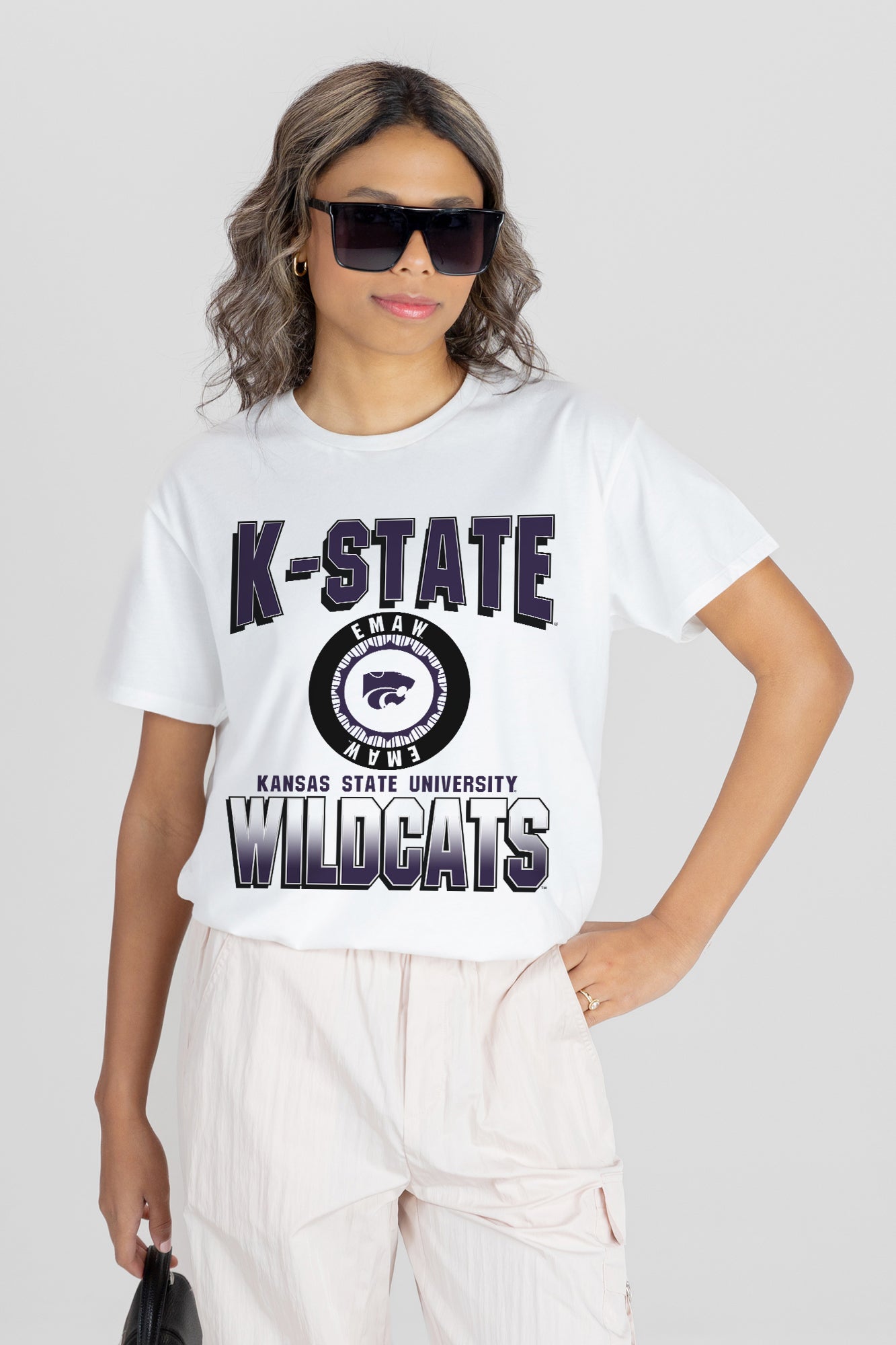 KANSAS STATE WILDCATS ALL-TIME CLASSIC SHORT SLEEVE FLOWY TEE
