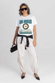 LOS ANGELES CHARGERS ALL-TIME CLASSIC SHORT SLEEVE FLOWY TEE