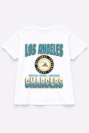 LOS ANGELES CHARGERS ALL-TIME CLASSIC SHORT SLEEVE FLOWY TEE