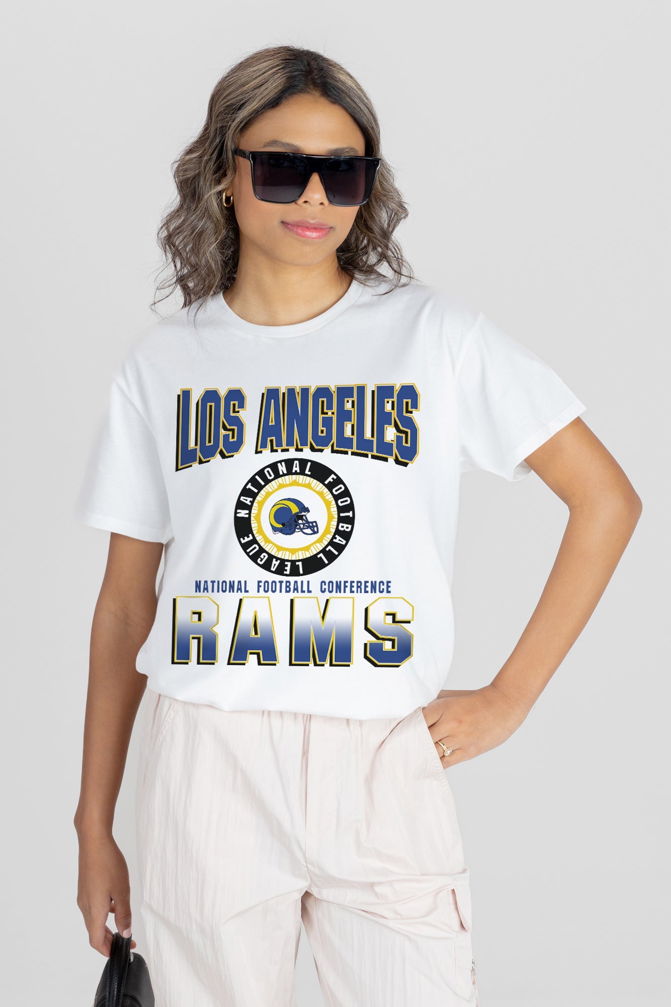 LOS ANGELES RAMS ALL-TIME CLASSIC SHORT SLEEVE FLOWY TEE