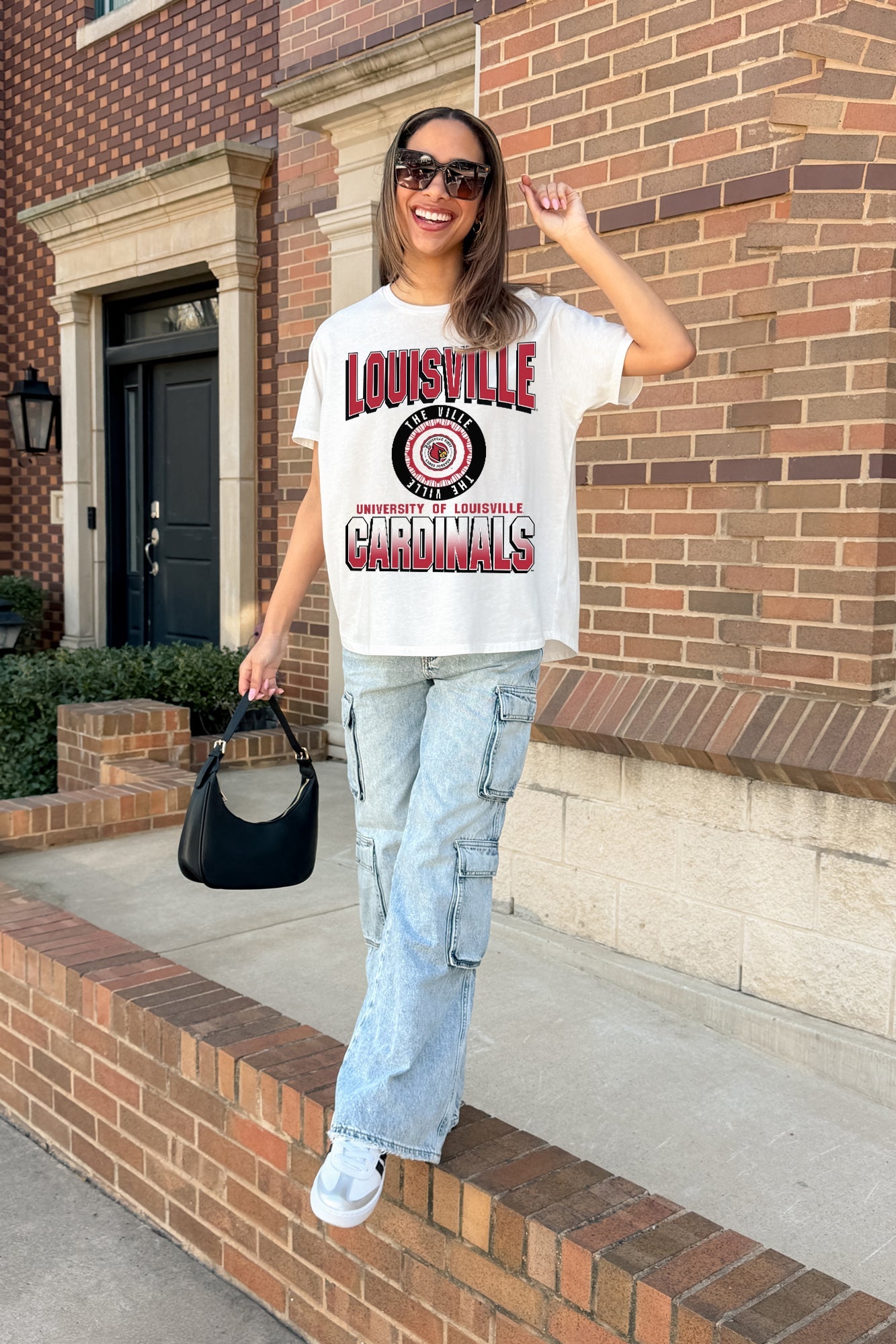LOUISVILLE CARDINALS ALL-TIME CLASSIC SHORT SLEEVE FLOWY TEE