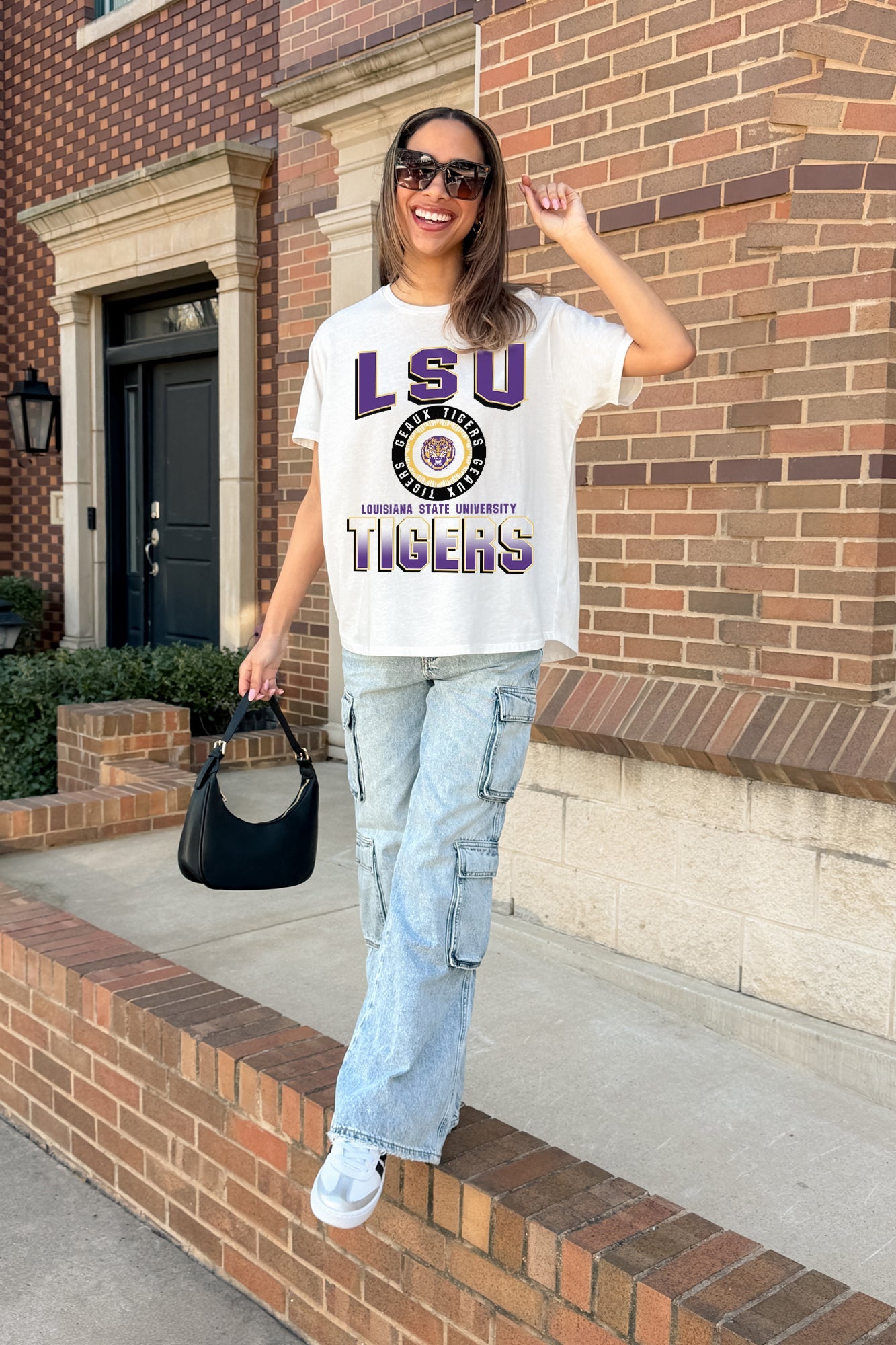 LSU TIGERS ALL-TIME CLASSIC SHORT SLEEVE FLOWY TEE