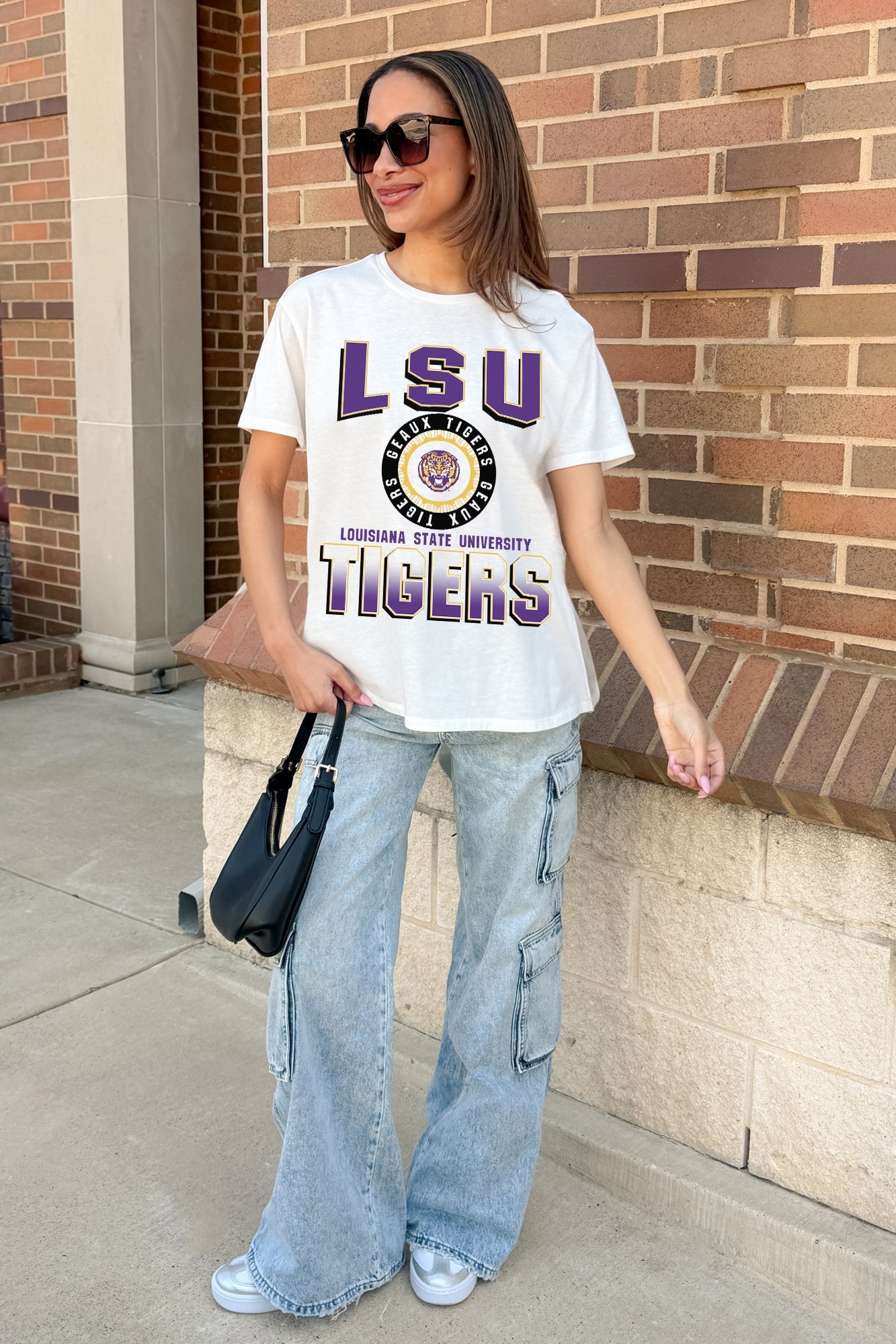 LSU TIGERS ALL-TIME CLASSIC SHORT SLEEVE FLOWY TEE